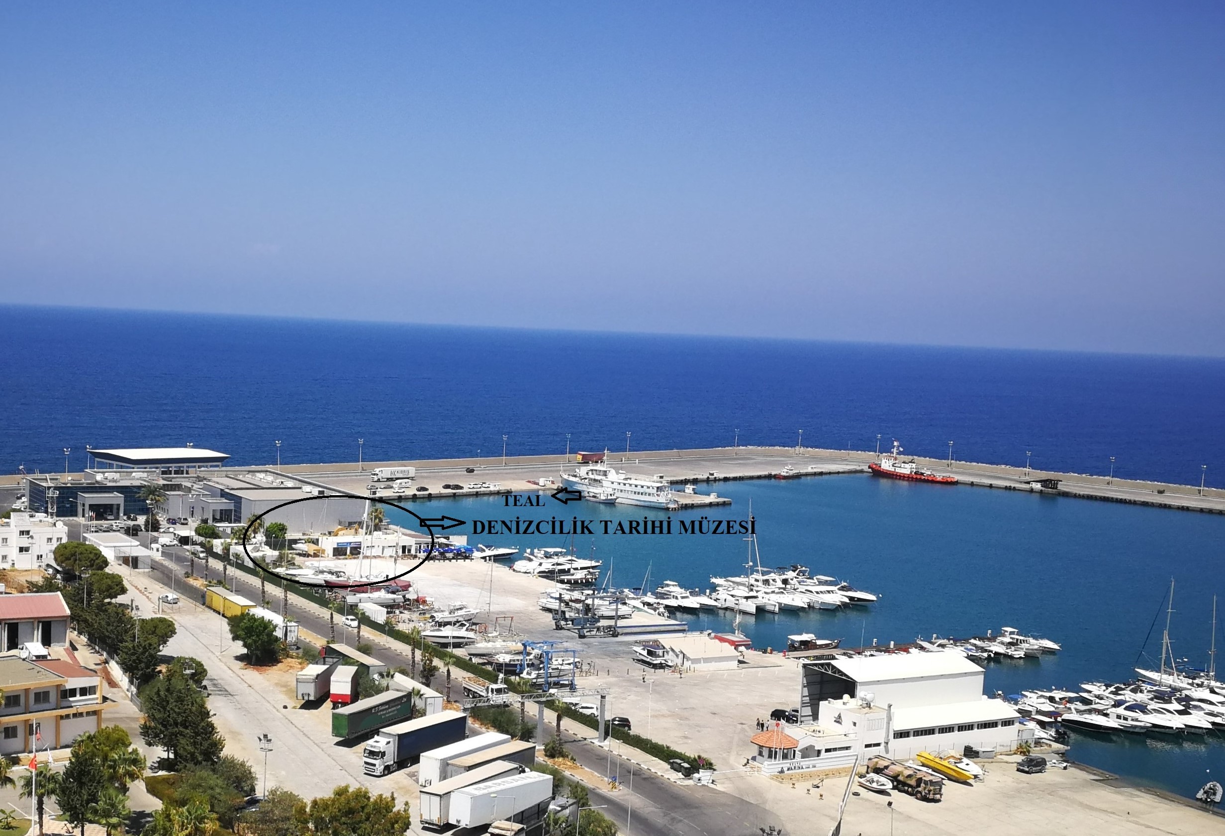 Girne Limanı’na gemi müze olarak kurulacak Denizcilik Tarihi Müzesi’nde temeller atıldı