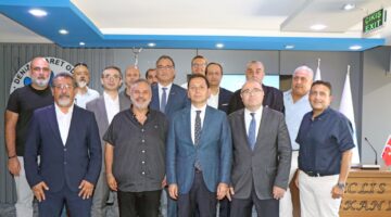 Salih Tan ve Mustafa Bankaoğlu’ndan DTO Aliağa Şubesi’ne Ziyaret