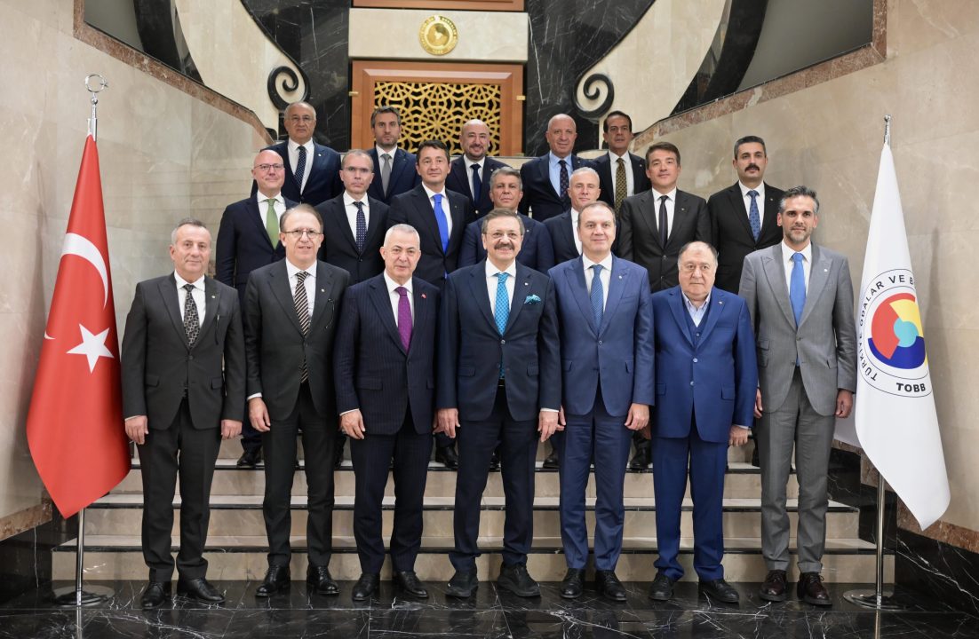 İMEAK DTO Heyetinden TOBB Başkanı Hisarcıklıoğlu’na Ziyaret